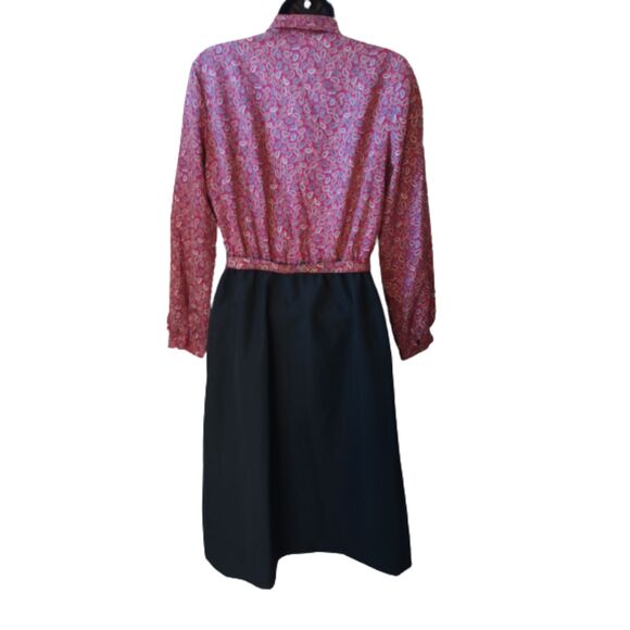 Vintage "70's" Cofa's Closet Woman's Size 3, Petite Midi Secretary Dress - Picture 2 of 7